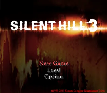 Silent Hill 3 screen shot title